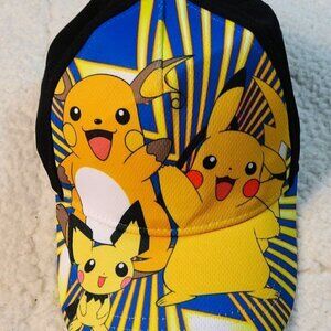 Pokemon Picachu Youth Snap Back Baseball Hat